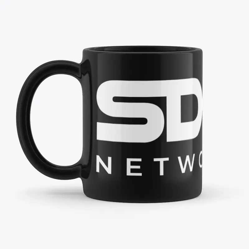 SDH Network Black Mug